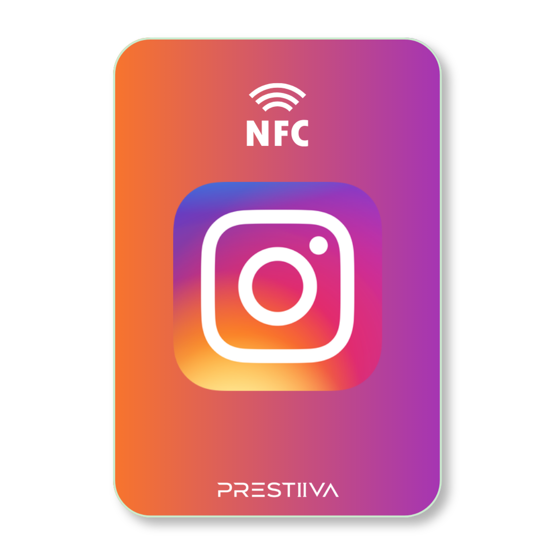 Instagram Profile NFC Card